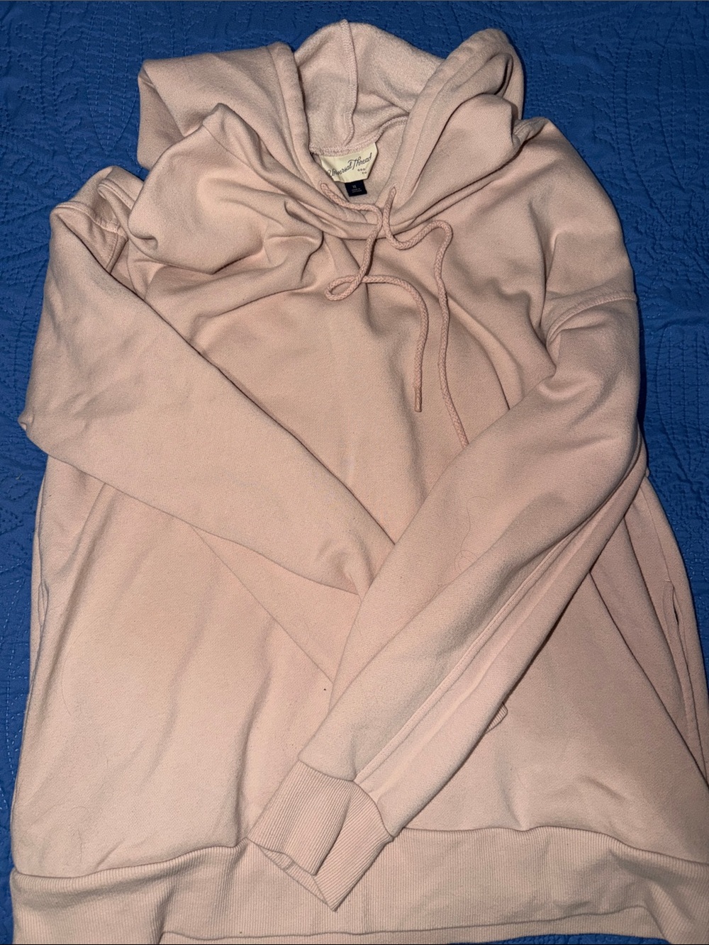 Women’s XL Cozy Drawstring Hoodie - Blush Pink Universal Threads